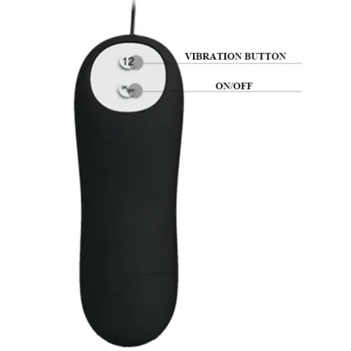 Silikon Anal Plug 12 Modi Vibration Schwarz – Pretty Love