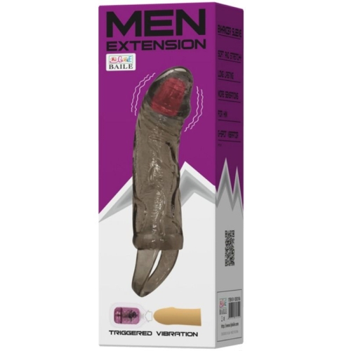 Penis Sleeve mit Vibration und Riemen 13.5cm | Baile