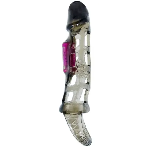 Penis Sleeve mit Vibration und Riemen 13.5cm – Baile