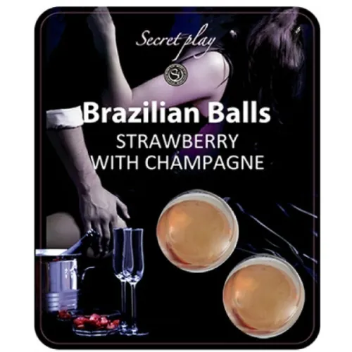 2 Brazilian Balls Erdbeer Und Champagner – Secretplay