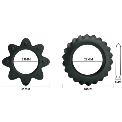 Kit 2 Anillos Silikon Ring Flowering