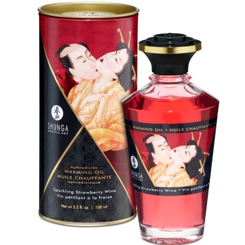 Massageöl Erdbeer Und Cava 100ml | Shunga
