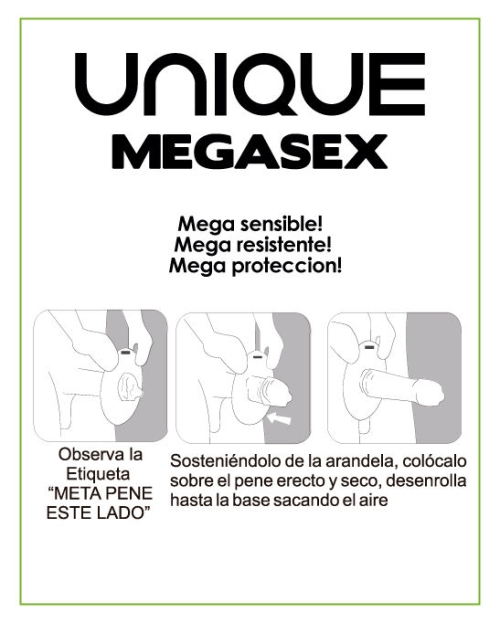 Uniq Megasex Kondome 3 Stk.