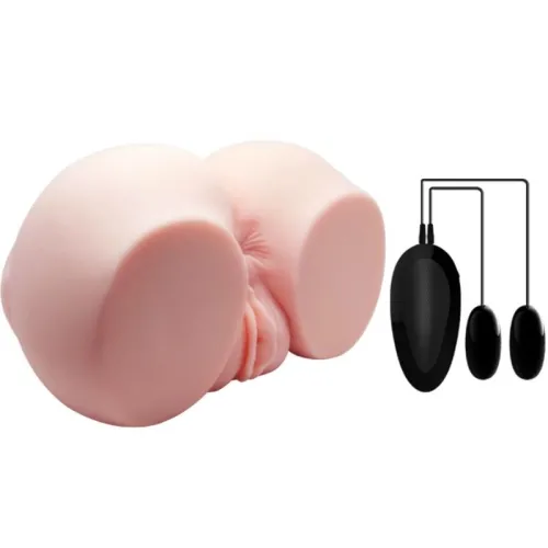 Realistic anus and vagina with vibration