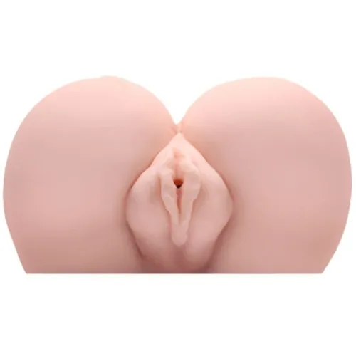 Realistic anus and vagina with tattoo and vibration