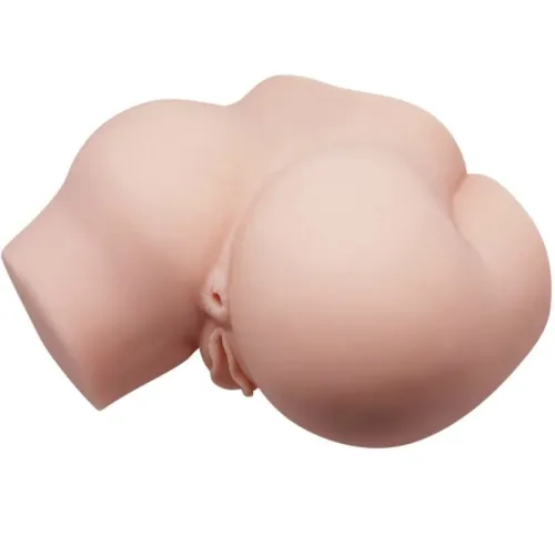 Realistic anus and vagina with vibration for double the pleasure
