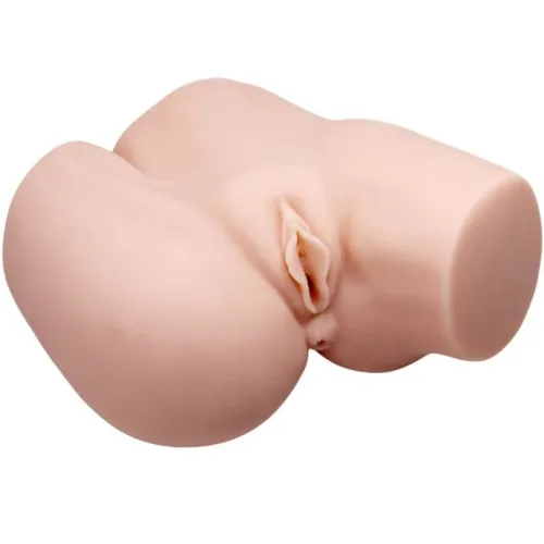 Realistic anus and vagina with vibration for double the pleasure