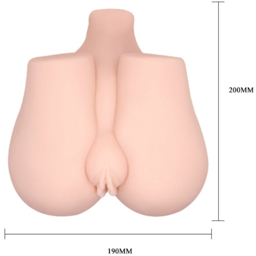 Realistischer Anus Und Vagina Mit Vibrationshaltung 3 | Crazy Bull
