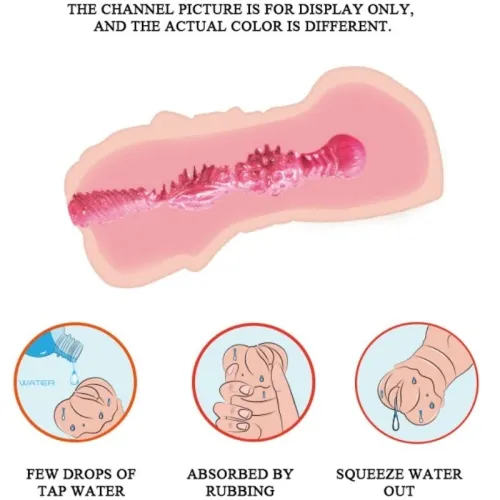 Masturbator Waterskin Vagina Mit Vibrierenden Kugeln – Crazy Bull