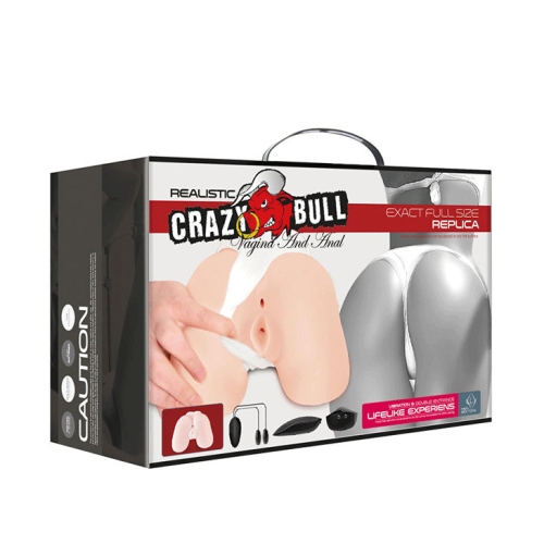 Realistischer Anus Und Vagina Mit Vibrationshaltung 5