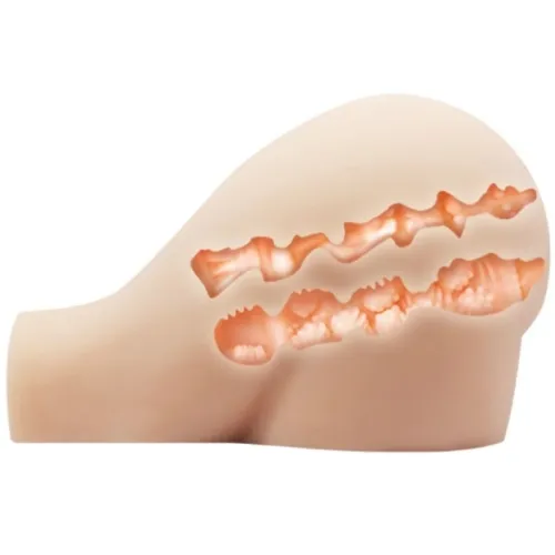 Realistic Anus and Vagina with Vibration Position 8