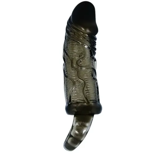 Penis Sleeve Mit Hodengurt Schwarz 13.5cm – Baile
