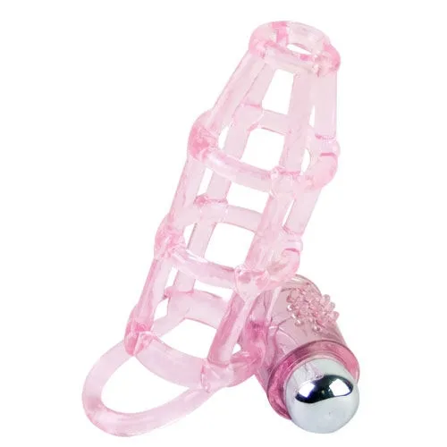 Sweet 10 Ritmos Penis Silikonhülle & Ring Rosa – Baile