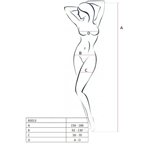 Bs013 Bodystocking Rot Os – Passion