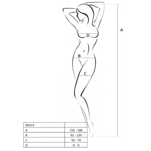 Bs014 Bodystocking Rot Os – Passion