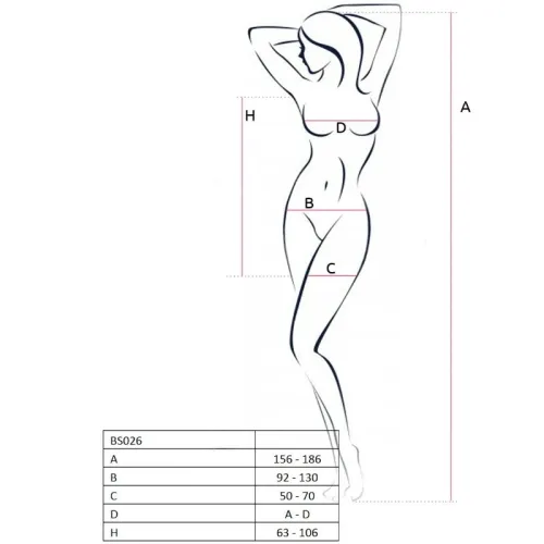 Bs026 Bodystocking Dress Style Weiss Os – Passion