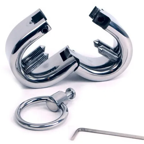 Testicle ring with screws – Metalhard