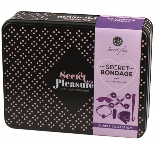 BDSM Set 8pcs Purple / Black | Secretplay