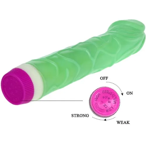Waves Of Pleasure Vibrator 23cm Green | Baile