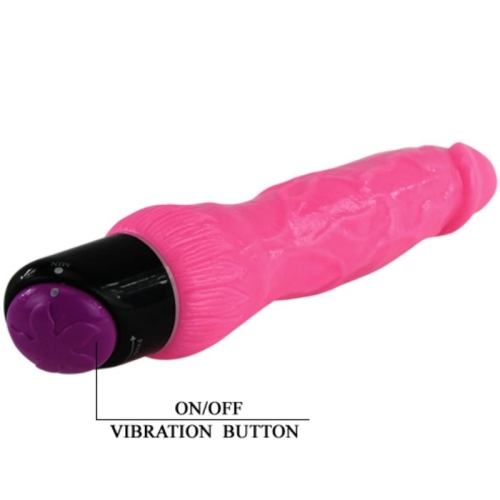 Realistischer Vibrator Rosa 24cm | Colorful Sex