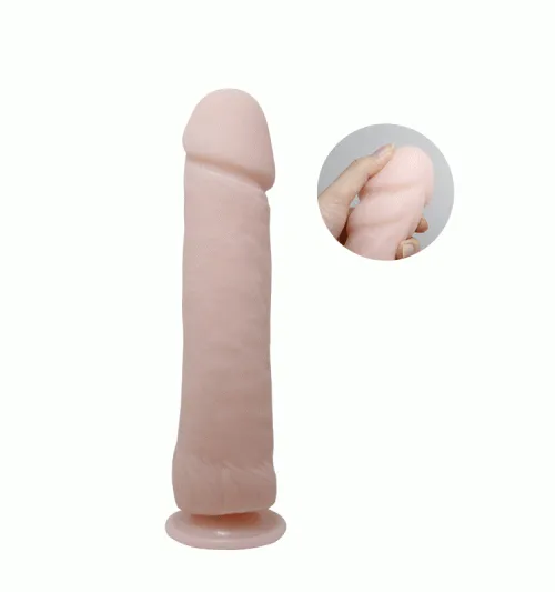 The Big Dildo Mit Vibration Natural 26cm | Baile