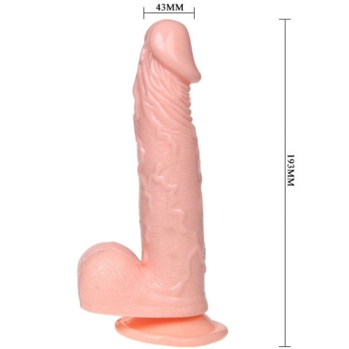 Realistischer Aufblasbarer Dildo Mit Saugnapf | Baile