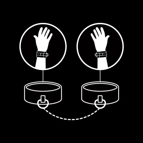 Vegan Leather Handcuffs – Fetish Submissive
