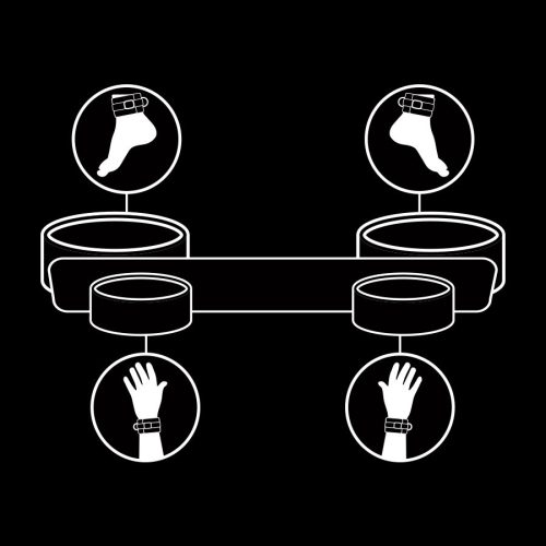 Bondage Spreizstange Mit Noprenfutter | Fetish Submissive