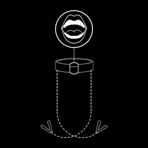 Knebelring Mit Nippelklemmen | Fetish Submissive