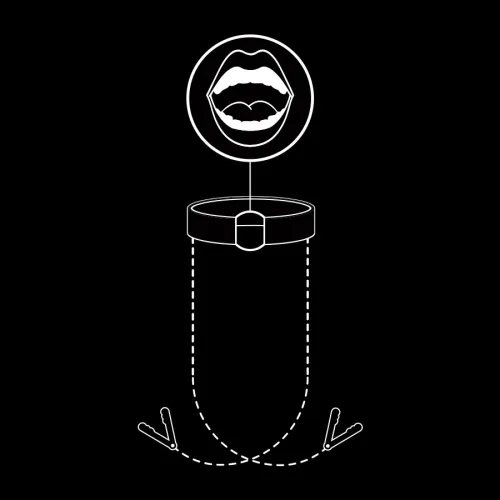 Gag Ring with Nipple Clamps – Fetish Submissive