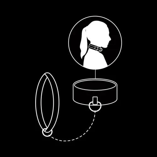 Necklace with nylon lining – Fetish Submissive