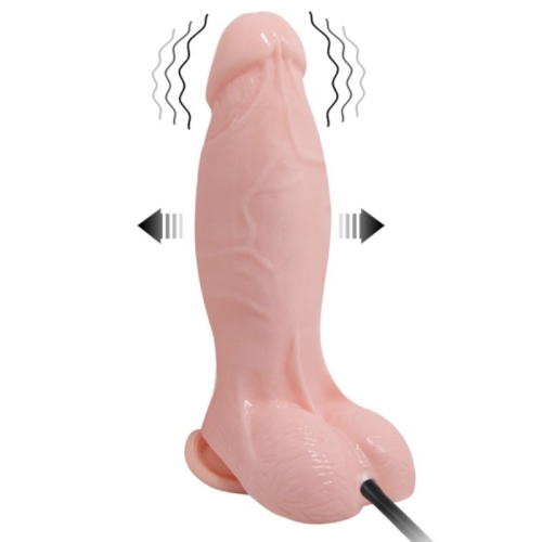 Dildo Realistisch Vibrierend Und Aufblasbar 18.8cm | Baile
