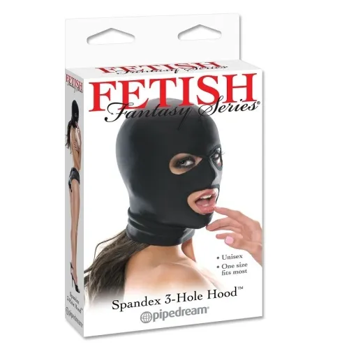 Spandex 3-hole hood – Fetish Fantasy