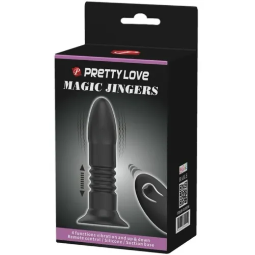 Magic Jinger Anal Plug Up & Down with Vibration | Pretty Love