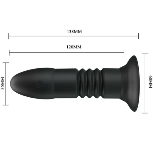 Magic Jinger Anal Plug Up & Down with Vibration | Pretty Love