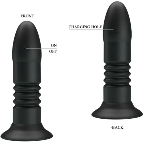 Magic Jinger Anal Plug Up & Down with Vibration | Pretty Love