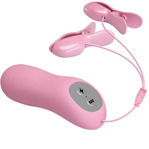 Romantic Wave Vibrating Nipple Clamps | Baile