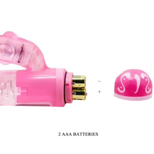 Vibrator Multivelocidad Mit Estimulador Rosa – Baile