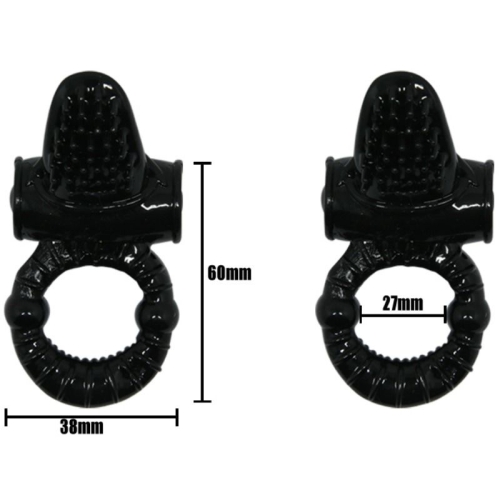 Sweet Ring Anillo Vibrator mit Rabbit Texturado