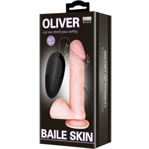 Oliver Realistischer Vibrator Mit Rotationsfunktion | Baile