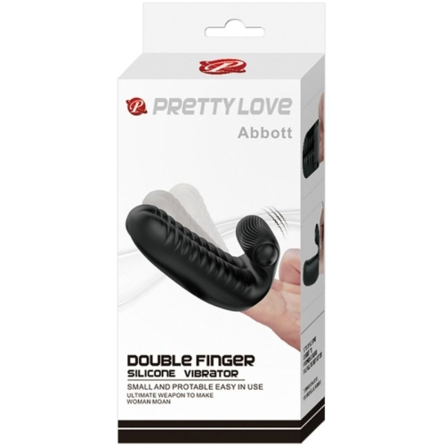 Abbott Fingervibrator Schwarz | Pretty Love