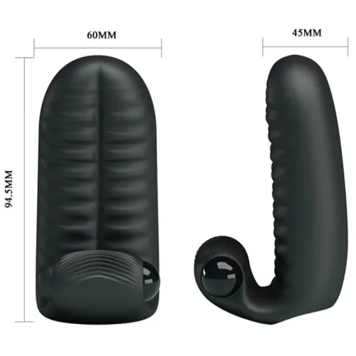 Abbott Fingervibrator Schwarz | Pretty Love
