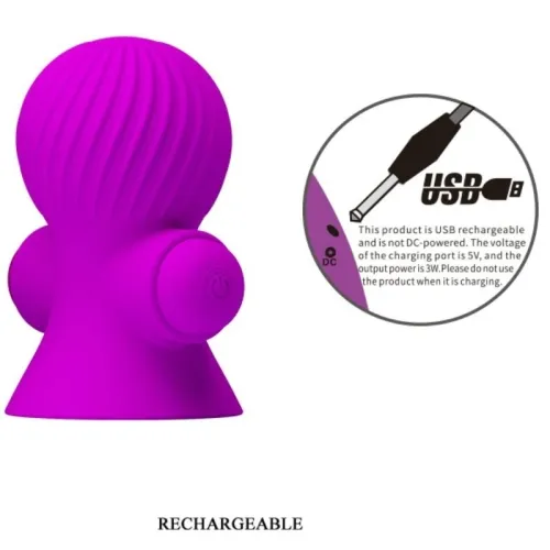 Estimuladores Pezones 12m Vibración Lila – Pretty Love