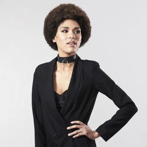 Wide Choker Black – Maze