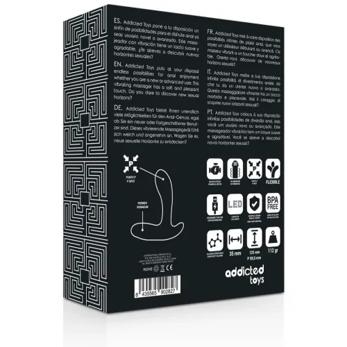 Anal Massagegerät Schwarz Mit Vibration – Addicted Toys
