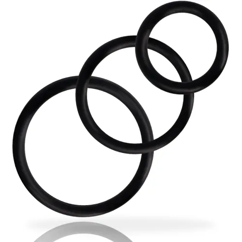 Set Anillos Pene Schwarz – Addicted Toys