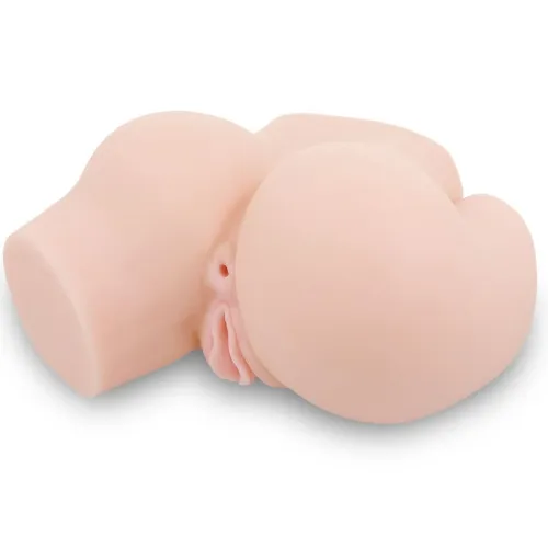 Realistic anus and vagina with vibration for double the pleasure