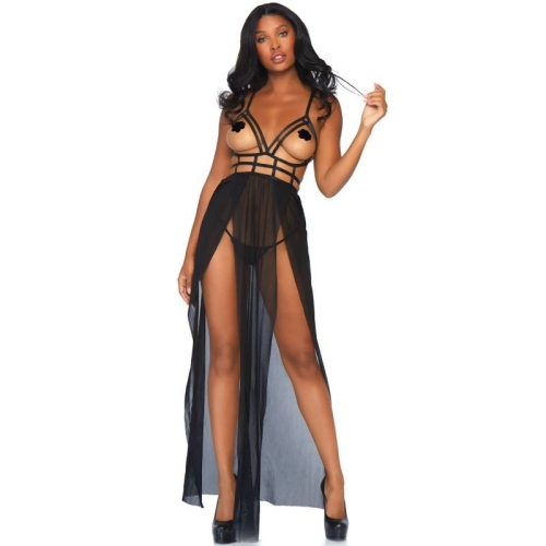 Cage Maxikleid Und String S/M | Leg Avenue