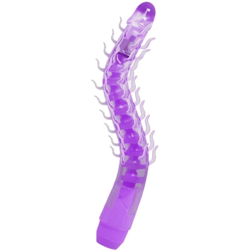 Flexi Vibe Sensual Spine Bendable Vibrating Dildo Lila 23.5cm | Baile