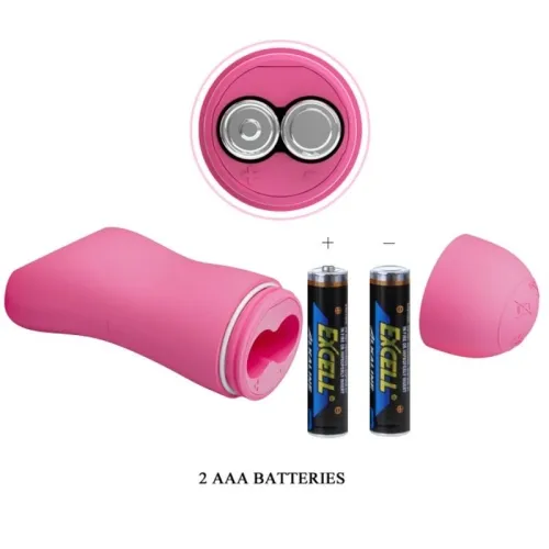 Nippelklemmen Mit Vibration Und Strom - Fuchsia